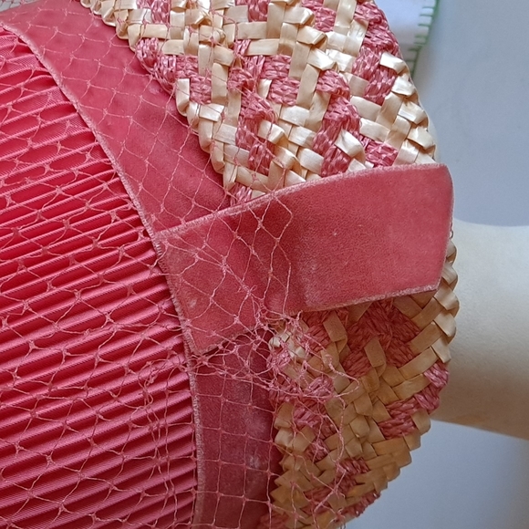 Vintage 1960s Pink Hat - Picture 5 of 13